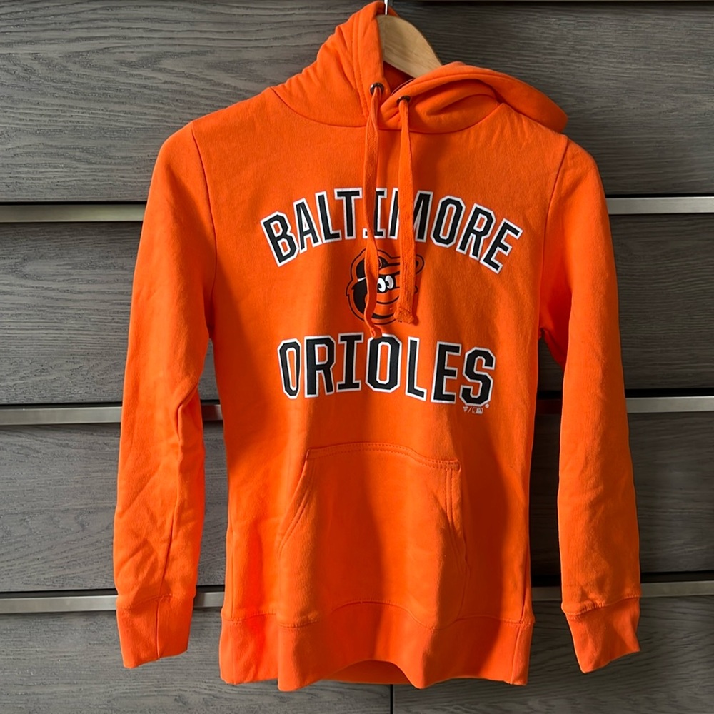 Orioles baseball hoodie sweat shirt - adult Small.